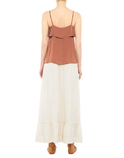 IRO Islid Solid Ivory Maxi Skirt M