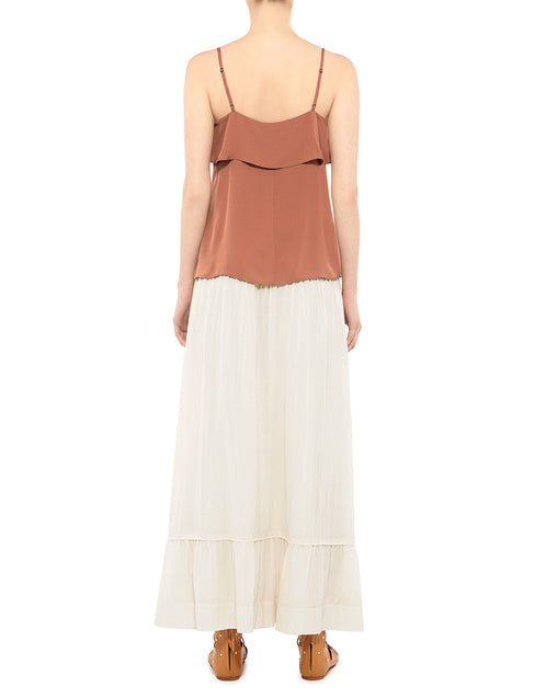 IRO Islid Solid Ivory Maxi Skirt M